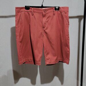 Levi's shorts Levi Strauss tab twill distressed red plus size outdoor hiking